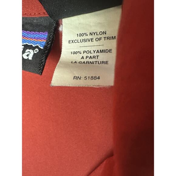 Patagonia 02 Vtg Y2k Stretch Velocity Shell Jacket Full Zip Red Women's Small - Picture 6 of 16